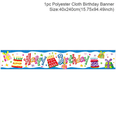 Черно злато Честит рожден ден Банер Парти за рожден ден Декорация Бебешко парти Фон Декор Бантинг Гирлянди Банери Висящи знамена