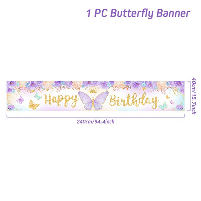 Черно злато Честит рожден ден Банер Парти за рожден ден Декорация Бебешко парти Фон Декор Бантинг Гирлянди Банери Висящи знамена