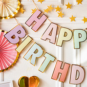 LAIMES DZIMŠANAS DIENĀ Reklāmkarogs Macaron Candy Pastels Garland Bunting Zēns Meitene Baby Shower 1. dzimšanas dienas pasteļtoņu ballītes noformējums kristības