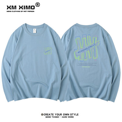 Ανδρική μπλούζα casual με γράμματα σε πολλά χρώματα