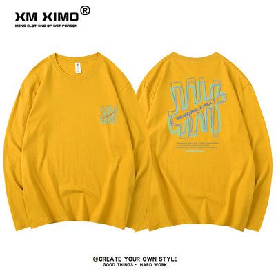 Ανδρική μπλούζα casual με γράμματα σε πολλά χρώματα