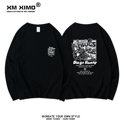 Ανδρική μπλούζα casual με γράμματα σε πολλά χρώματα