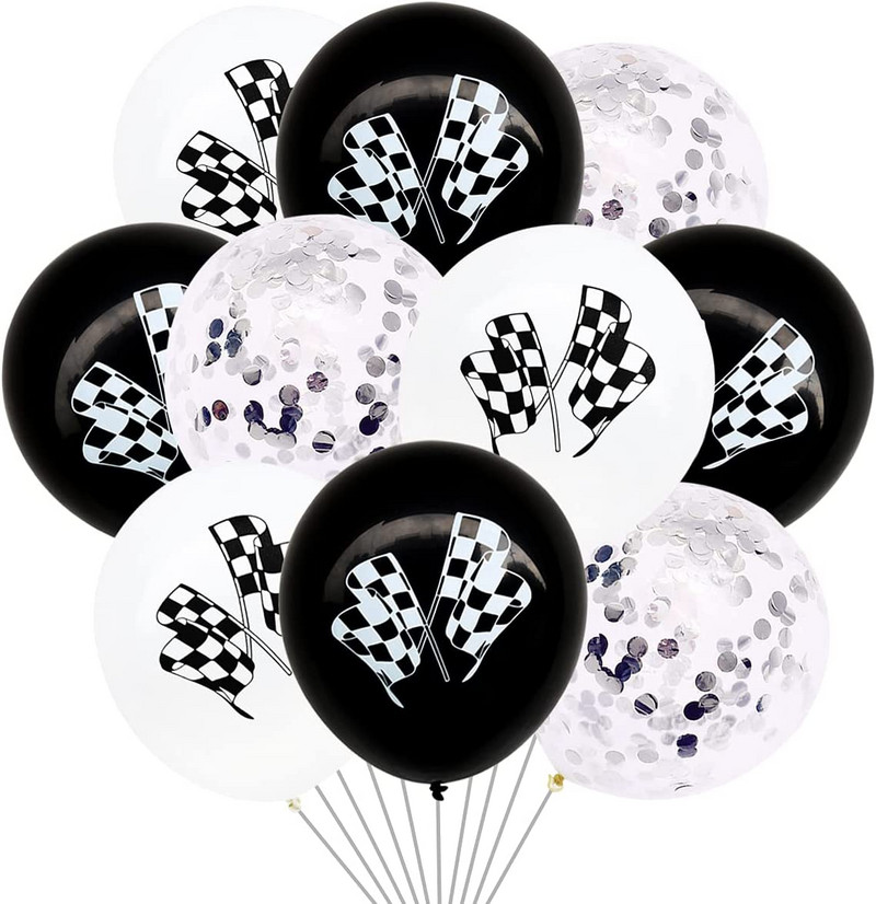 Must kahe kiire Vroomi paberbännerikomplekt Võidusõiduauto teema Sünnipäevapidu Beebi lastele Poisile 2. sünnipäeva peotarbed