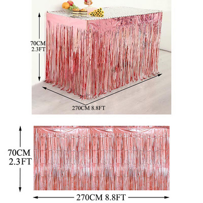Banner de hârtie La mulți ani, ghirlandă cu ciucuri din aur roz, decorațiuni pentru petreceri, adulți, copii, prima fată, pentru baloane confetti