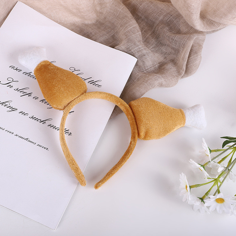 Nauja pliušinė skrudinta Padėkos dienos kalakutienos kepurė Naujovė virta vištiena paukščio paslaptis Kalėdų senelio puošnus kostiumo vakarėlis