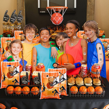 10/30 τμχ Τσάντα δώρου μπάσκετ για προμήθειες πάρτι με θέμα το μπάσκετ Kid Boy Χρόνια πολλά Διακόσμηση Tote Bag Baby Shower Bavors