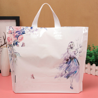 Ευχαριστούμε Πλαστικές τσάντες δώρου με λαβή Αγορές Μπομπονιέρα γάμου καραμέλα τούρτα κοσμήματα Τσάντες συσκευασίας για θήκες δώρων