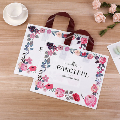 Ευχαριστούμε Πλαστικές τσάντες δώρου με λαβή Αγορές Μπομπονιέρα γάμου καραμέλα τούρτα κοσμήματα Τσάντες συσκευασίας για θήκες δώρων