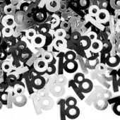 15G New Age 18th Year Old Happy Birthday κομφετί Τραπέζι Scatters Foil Number Digital 18 Anniversary Party Gift Decorations