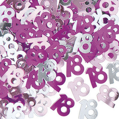 15G New Age 18th Year Old Happy Birthday κομφετί Τραπέζι Scatters Foil Number Digital 18 Anniversary Party Gift Decorations