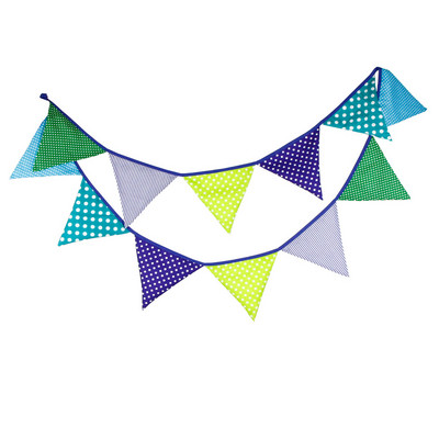 12 steaguri 3,2 m Fanion de decorare Banner Bunting Flori nordice Steagul de hârtie Petrecere Ghirlandă Clopoțel Naștere Decorare nuntă Petrecere