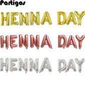 1 set 16 inch aur roz argint mireasa henna decorare petrecere zi banner baloane aurii bunting decor 16 inch baloane scrisori