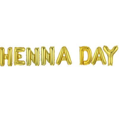 1 set 16 inch aur roz argint mireasa henna decorare petrecere zi banner baloane aurii bunting decor 16 inch baloane scrisori