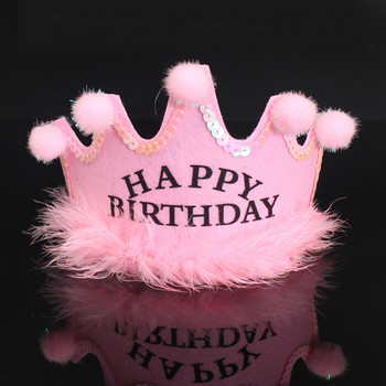 Προμήθειες Χριστουγεννιάτικες διακοσμήσεις LED Χρόνια Πολλά για τα γενέθλια πάρτι King Princess Princess Crown Hats Glow Headband Baby Shower Boy Girl Kids Christmas Decorations Supplies