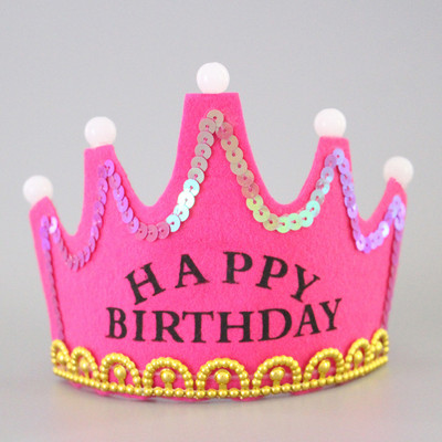 LED su gimtadienio vakarėliu karaliaus princesės princo karūnos kepuraitės švytinčios galvos apdangalas Kūdikių dušas berniukui mergaitei vaikams kalėdinės dekoracijos reikmenys