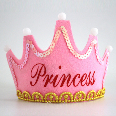 LED su gimtadienio vakarėliu karaliaus princesės princo karūnos kepuraitės švytinčios galvos apdangalas Kūdikių dušas berniukui mergaitei vaikams kalėdinės dekoracijos reikmenys