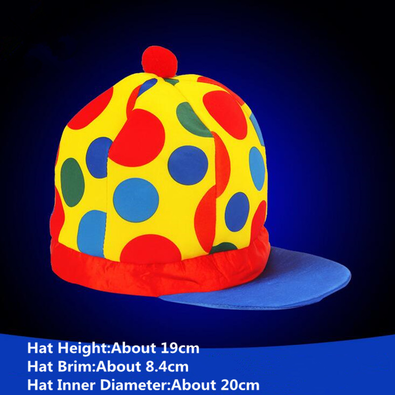 Mehed, naised, naljakad täpid, tsirkusekloun, silindrimütsid, kostüümid, mütsid, kingitused lastele sünnipäevapeol. Cosplay-rekvisiidid pühadekaunistus