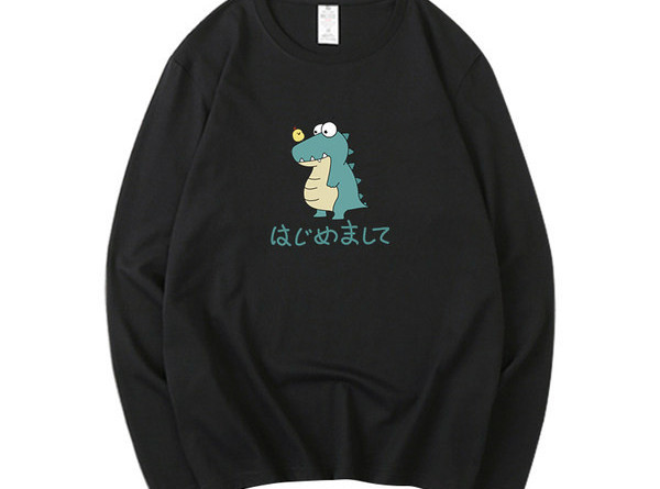 Bluză bărbătească elegantă, cu decolteu oval și imprimeu