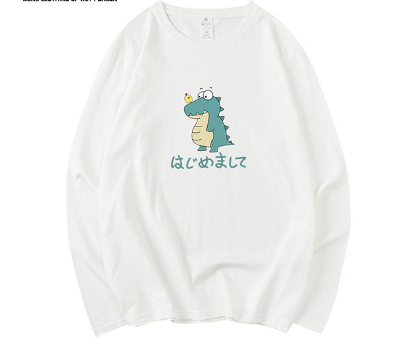 Bluză bărbătească elegantă, cu decolteu oval și imprimeu