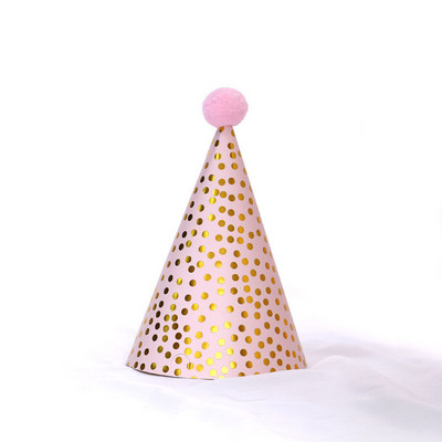 1 vnt./vnt. Gimtadienio kepuraitės Vaikai Berniukas Mergaitė Juoda Gimtadienio vakarėlio dekoracijos Su gimtadieniu Popierinė kepurė Princo princesės karūna