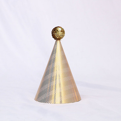 1 vnt./vnt. Gimtadienio kepuraitės Vaikai Berniukas Mergaitė Juoda Gimtadienio vakarėlio dekoracijos Su gimtadieniu Popierinė kepurė Princo princesės karūna