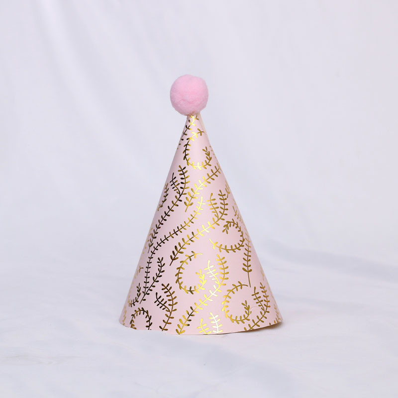 1 vnt./vnt. Gimtadienio kepuraitės Vaikai Berniukas Mergaitė Juoda Gimtadienio vakarėlio dekoracijos Su gimtadieniu Popierinė kepurė Princo princesės karūna