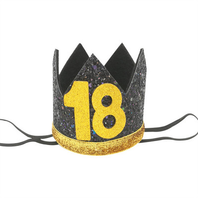 Chicinlife 1tk 30 40 50 60 kroonipeapael Sünnipäevakroon Täiskasvanute sünnipäevapeo kaunistus 30. 40. 50. 60. sünnipäevamüts