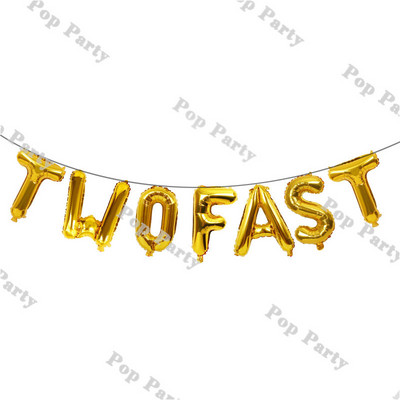 Lipubänner Vintage võidusõiduauto sünnipäevadekoratsiooniga lastele, kaks kiiret / Vroomi rippuv lipp Must-valge võidusõiduauto esimese/teise osapoole tarvikud