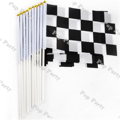 Lipubänner Vintage võidusõiduauto sünnipäevadekoratsiooniga lastele, kaks kiiret / Vroomi rippuv lipp Must-valge võidusõiduauto esimese/teise osapoole tarvikud