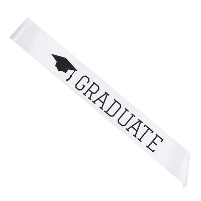 2022. aasta koolilõpetamise vöö kuldne sädelev kiri "lõpetasin" Satiinist lõpetaja kingitus pidulikuks fotorekvisiidiks, stiilne lõpupeoks