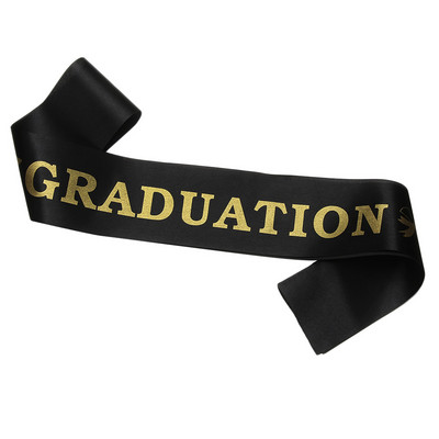 2022. aasta koolilõpetamise vöö kuldne sädelev kiri "lõpetasin" Satiinist lõpetaja kingitus pidulikuks fotorekvisiidiks, stiilne lõpupeoks