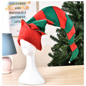 Uus saabumine Täiskasvanud Lapsed Naljakas pikk jõulumüts plüüsist jõuluvana mütsi uusaasta jõulupeo kaunistuseks