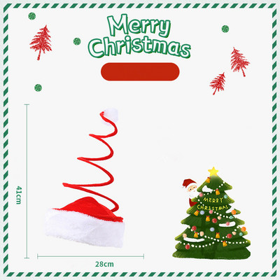 Uus saabumine Täiskasvanud Lapsed Naljakas pikk jõulumüts plüüsist jõuluvana mütsi uusaasta jõulupeo kaunistuseks