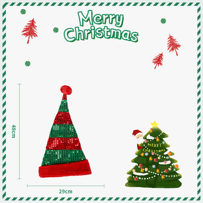 Uus saabumine Täiskasvanud Lapsed Naljakas pikk jõulumüts plüüsist jõuluvana mütsi uusaasta jõulupeo kaunistuseks