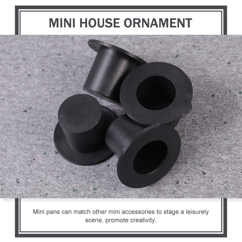 50 tk. Mütsid Minimüts Lumememm Väike miniatuurne peomeisterdus Pisike mustkunstnik Must tarvikud Funktsioon Dekoratiivne Multi Armas Kawaii