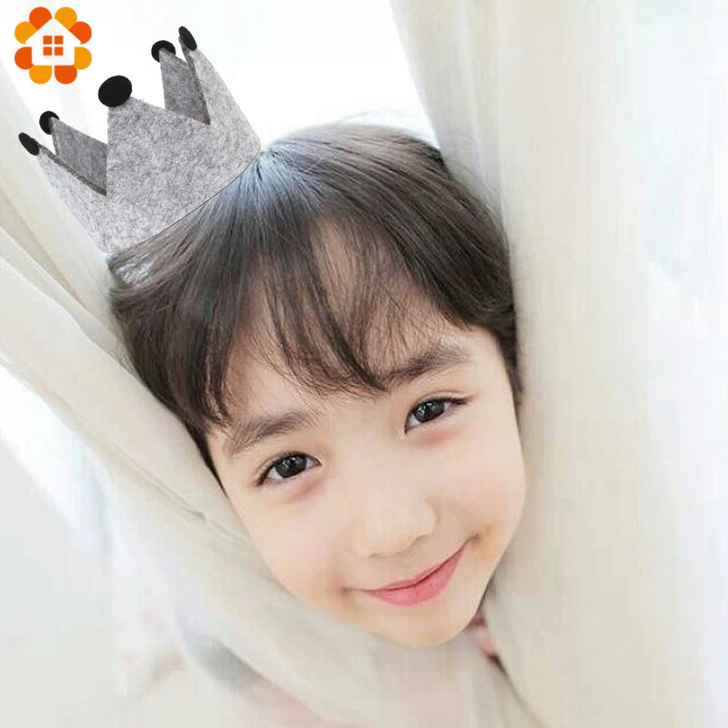 1PC DIY Rođendanska zabava za djevojčice i dječake Netkani šeširi Dječji rođendan Princess Crown Kapa Dekoracije za zabavu Dječje pokloni Traka za glavu