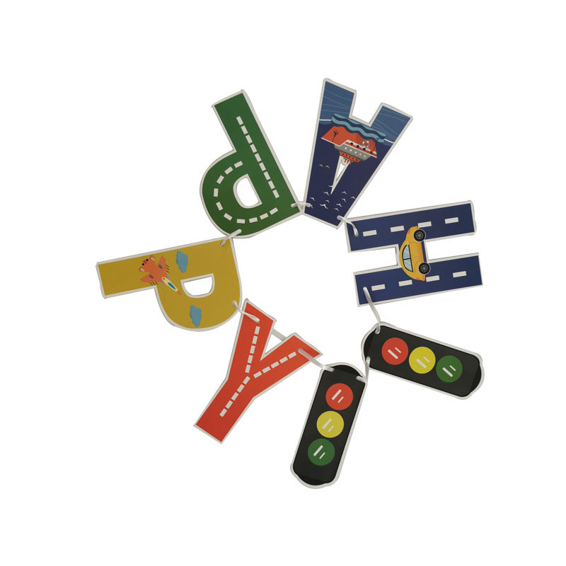 Banner la mulți ani pentru băieți, mașină, avion, navă, transportor, banner, ghirlande, pentru baby shower, decorare pentru petreceri cu tema de ziua de naștere.