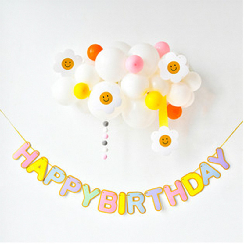 Ins Auto Autobus Tema Rođendanska zabava 1. rođendan Banner Dekoracija Bijeli baloni Clound Scene Pozadinski zid Dječak Djevojčica Baby Shower