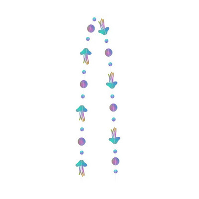 Ghirlanda de decorare pentru petreceri de sirenă Banner de la mulți ani pentru fete Decor pentru prima zi de naștere Banner de coadă de sirenă Banner pentru baby shower