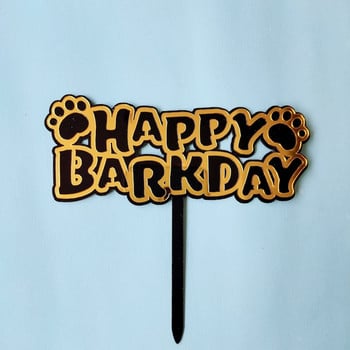 INS New Dog Happy Birthday Cake Topper Cartoon Pets Birthday Cake Topper for Baby Pets Dogs Birthday Party Cake Decorations