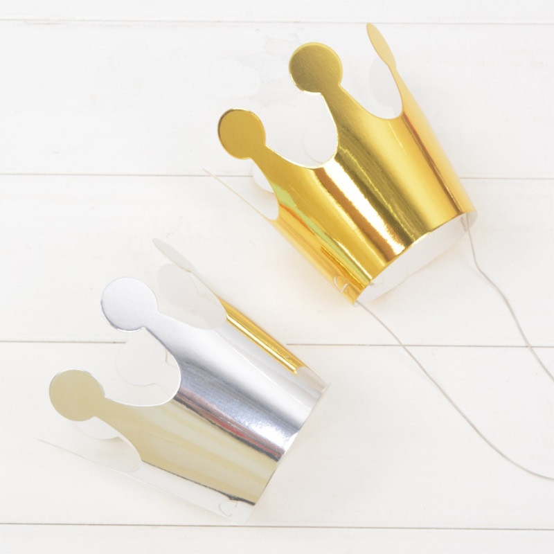 10 bucăți pălărie de aniversare pentru copii, pălării de hârtie pentru mulți ani, decorațiuni de petrecere a coroanei prințesei pentru băieți, fete, decorațiuni pentru petrecerea de aniversare