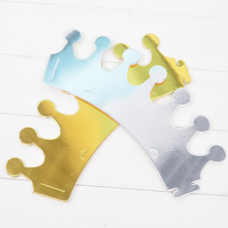 10 bucăți pălărie de aniversare pentru copii, pălării de hârtie pentru mulți ani, decorațiuni de petrecere a coroanei prințesei pentru băieți, fete, decorațiuni pentru petrecerea de aniversare