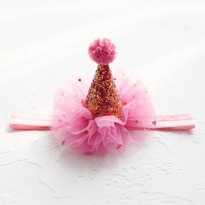 1 bucăți prințesă coroană drăguță fetiță ac de păr dantelă stea strălucitoare accesorii pentru păr accesorii pentru pălărie pentru petrecere de aniversare pentru copii