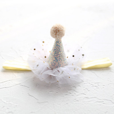 1 bucăți prințesă coroană drăguță fetiță ac de păr dantelă stea strălucitoare accesorii pentru păr accesorii pentru pălărie pentru petrecere de aniversare pentru copii