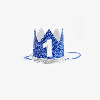 Pălărie pentru petrecere de aniversare pentru bebeluși, băieți, fete, coroană prințesă, numărul 1, 2 ani, decorațiuni pentru ziua de naștere, pentru baby shower, pentru copii