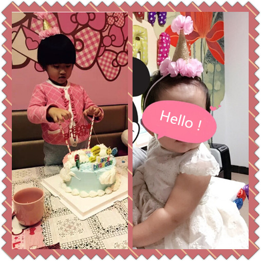 Grădină de flori pentru fete Shabby Chic Pălărie de zi de naștere Roz Lavandă Pălărie de petrecere cu flori aurii bentita 1-a 2-a 3-a șapcă de petrecere cu sclipici pentru nou-născut