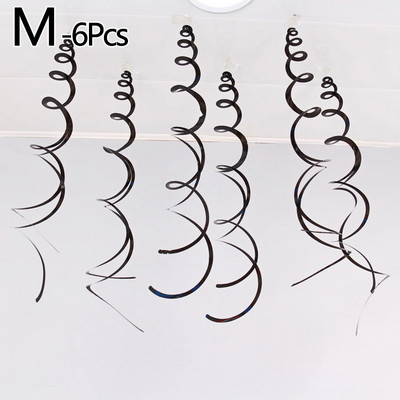 6 bucăți colorat spirală pandantiv tavan agățat ghirlanda PVC vârtej banner pentru nunta, petrecere de aniversare, acasă, sufragerie decor