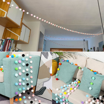 Κρεμαστό κρεμαστό κόσμημα 25 εκατομμυρίων Γιρλάντα Nordic Series Μάλλινη τσόχα μπάλα κορδόνι Κρεμαστό DIY Χειροποίητο Νηπιαγωγείο Παιδικό Δωμάτιο Διακόσμηση σπιτιού