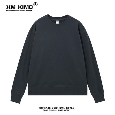 Ümara kaelusega vabaaja meeste pluus - mitut värvi