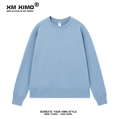 Ümara kaelusega vabaaja meeste pluus - mitut värvi